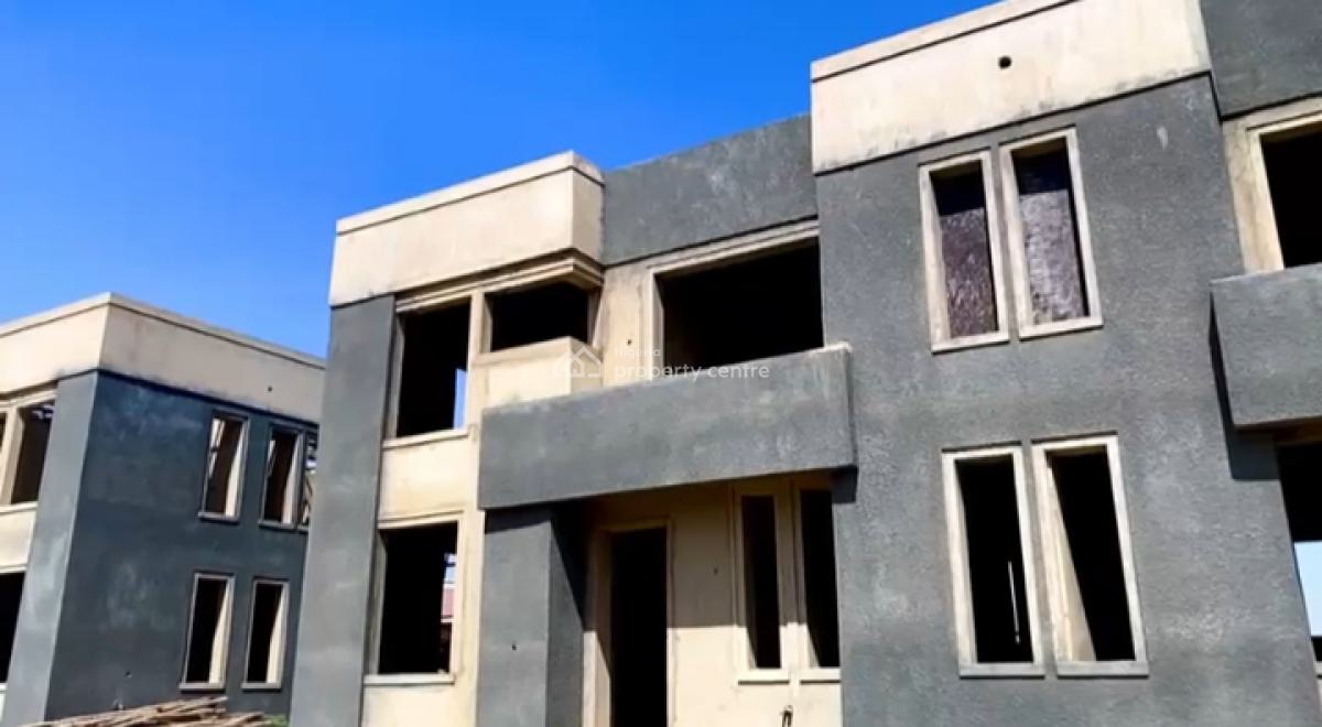 Carcass 3 Bedroom Terrace Duplex., Nile University Gate, Idu Industrial, Abuja, Terraced Duplex for Sale