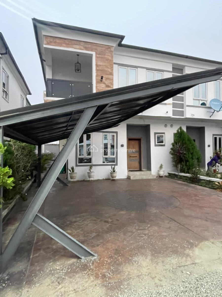 4 Bedroom Semi Detached Dupplex with Bq, Chevron, Lekki, Lagos, Semi-detached Duplex for Rent
