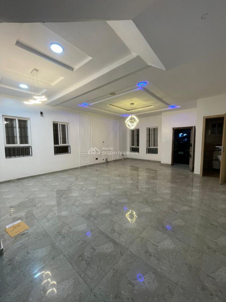 Well-designed 4-bedroom Semi-detached Home with Private Bq, Chevron, Lekki, Lagos, Semi-detached Duplex for Rent