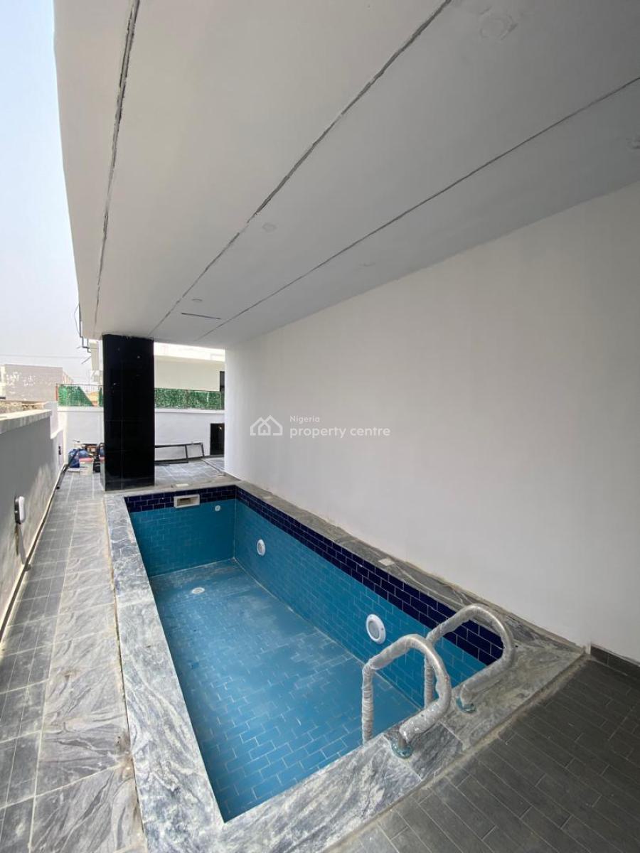 Newly Built 5 Bedroom Contemporary Design with 1 En-suite Bq, Gated Estate By Lekki Toll Gate, Lekki, Lagos, Detached Duplex for Sale