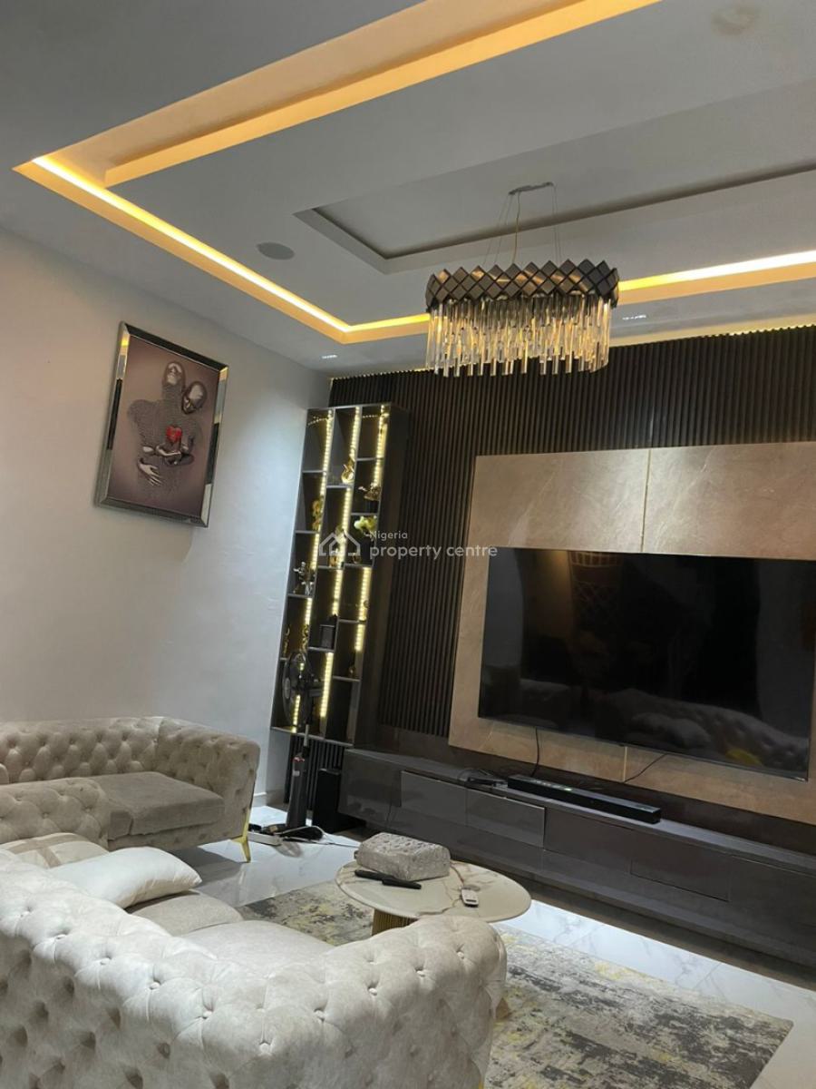 Fully Furnished/serviced Three Bedrooms Fully Detached Duplex ,chevron, Chevron, Lekki, Lagos, Detached Duplex for Rent