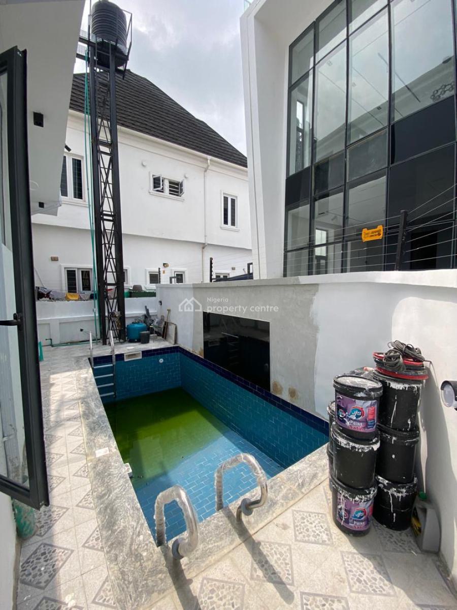 Newly Built 5 Bedroom Contemporary Design Duplex with 1 En-suite Bq, Gated Estate in Lekki Toll Gate, Lekki, Lagos, Detached Duplex for Sale
