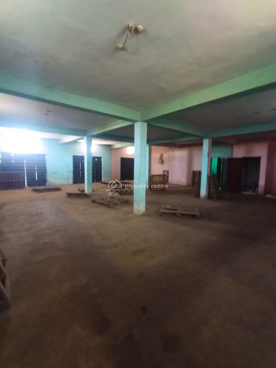 Spacious Warehouse with Carved Out Office Space with 4 Toilets, Sagamu, Ogun, Warehouse for Rent