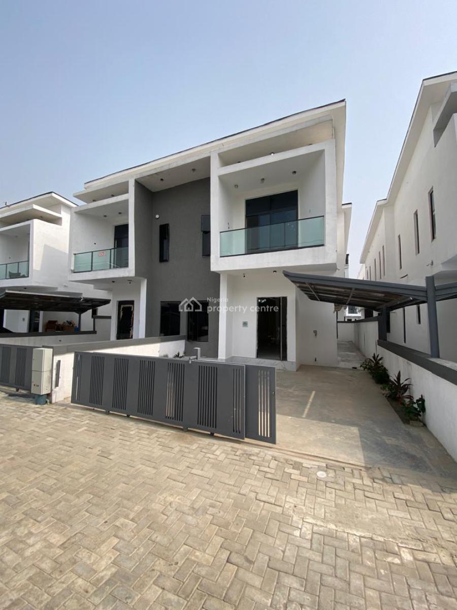 4 Bedroom Contemporary Design Duplex with 1 En-suite Bq, Gated Estate in Orchid Lekki Lagos, Lekki, Lagos, Detached Duplex for Sale