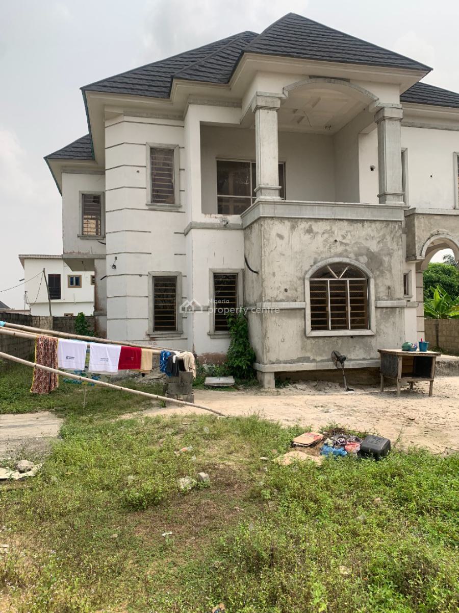 Massive 3 Bedroom Carcass Duplex, Abijo, Off Flourish Estate, Ajah, Lagos, Detached Duplex for Sale