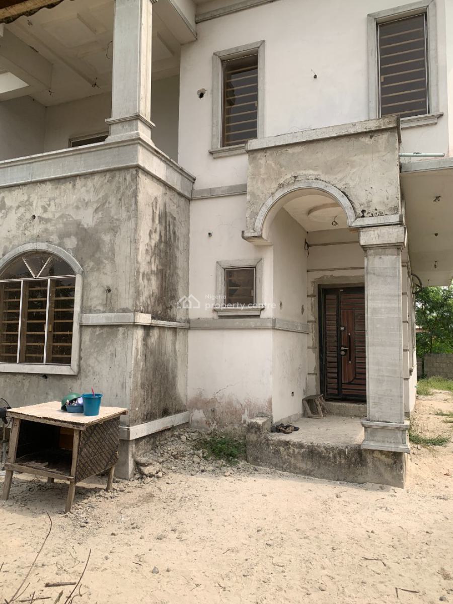 Massive 3 Bedroom Carcass Duplex, Abijo, Off Flourish Estate, Ajah, Lagos, Detached Duplex for Sale