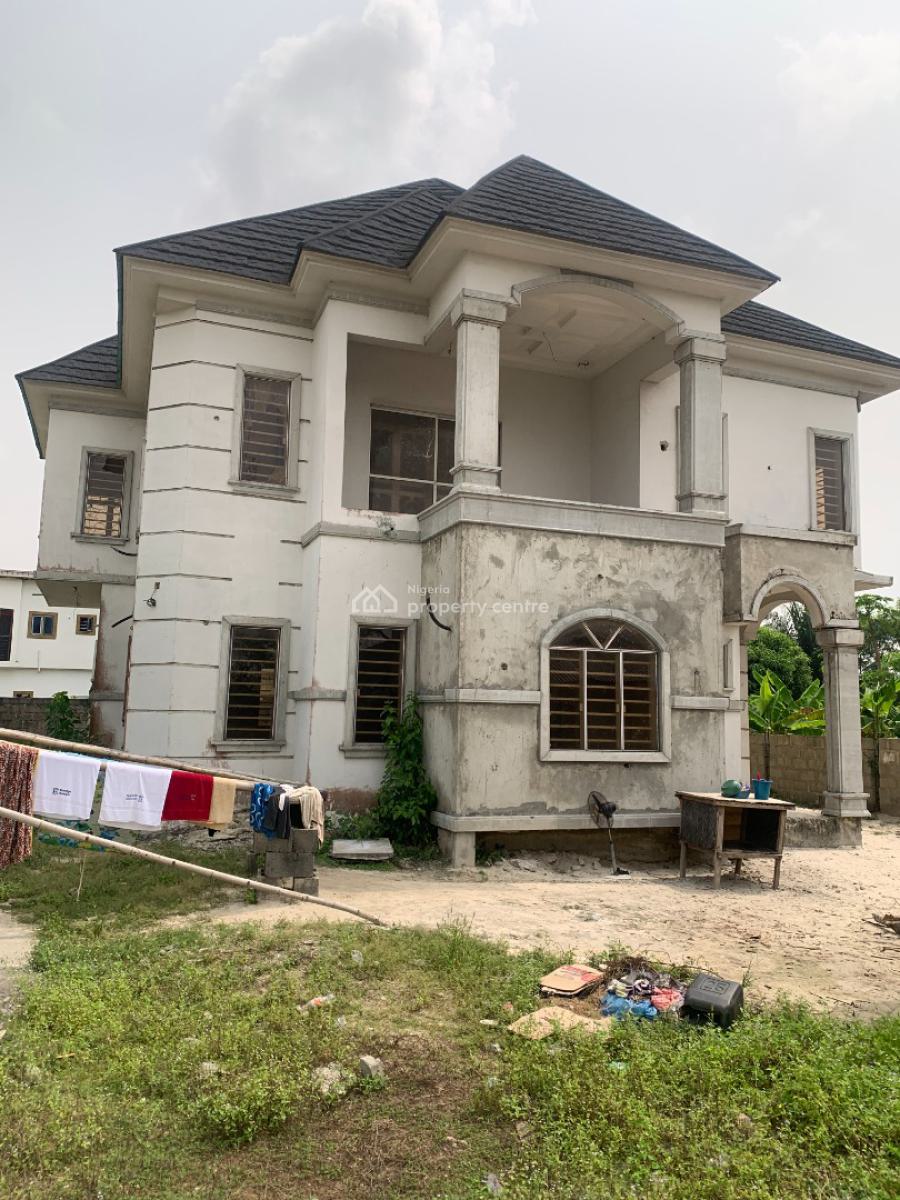 Massive 3 Bedroom Carcass Duplex, Abijo, Off Flourish Estate, Ajah, Lagos, Detached Duplex for Sale