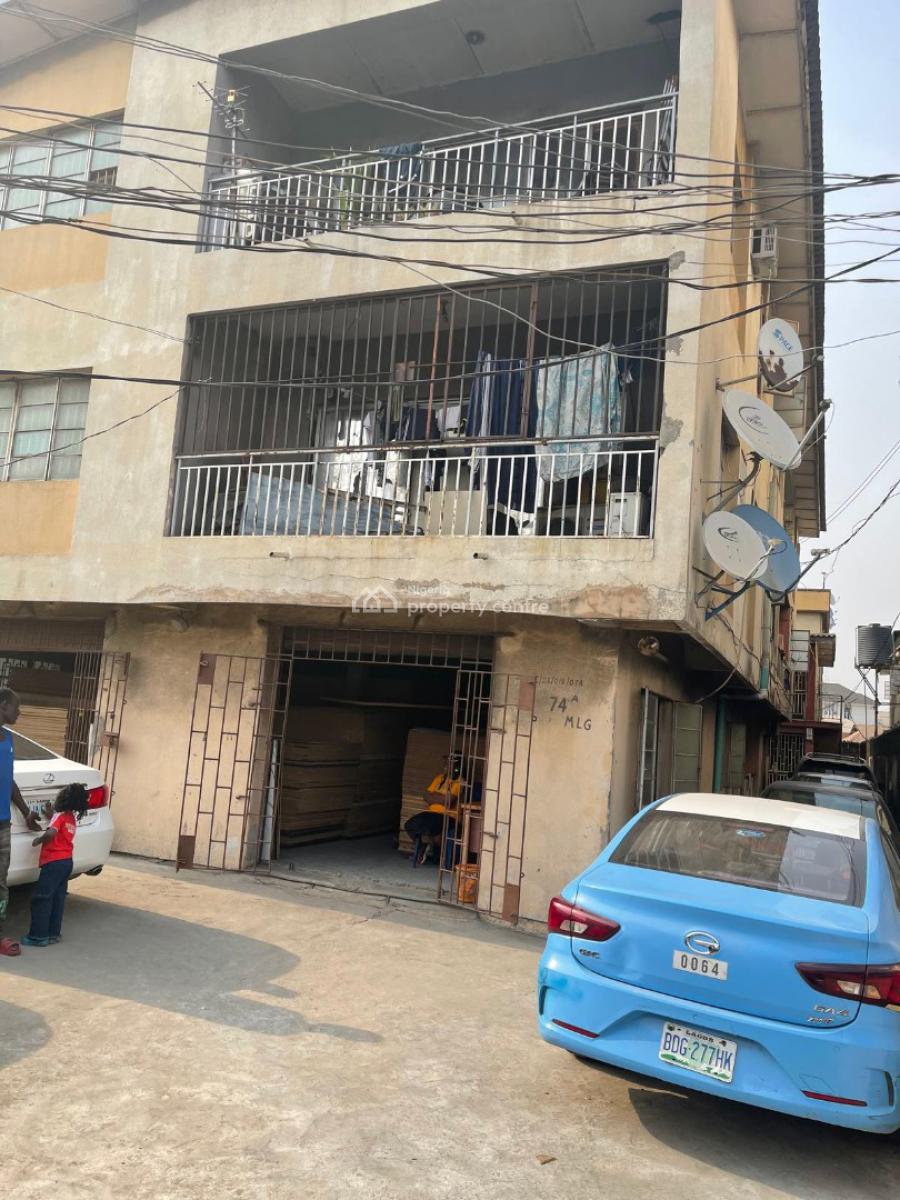 a Block of 5 Units Flats with an Attached Warehouse, Palm Avenue Estate, Mushin, Lagos, Flat / Apartment for Sale