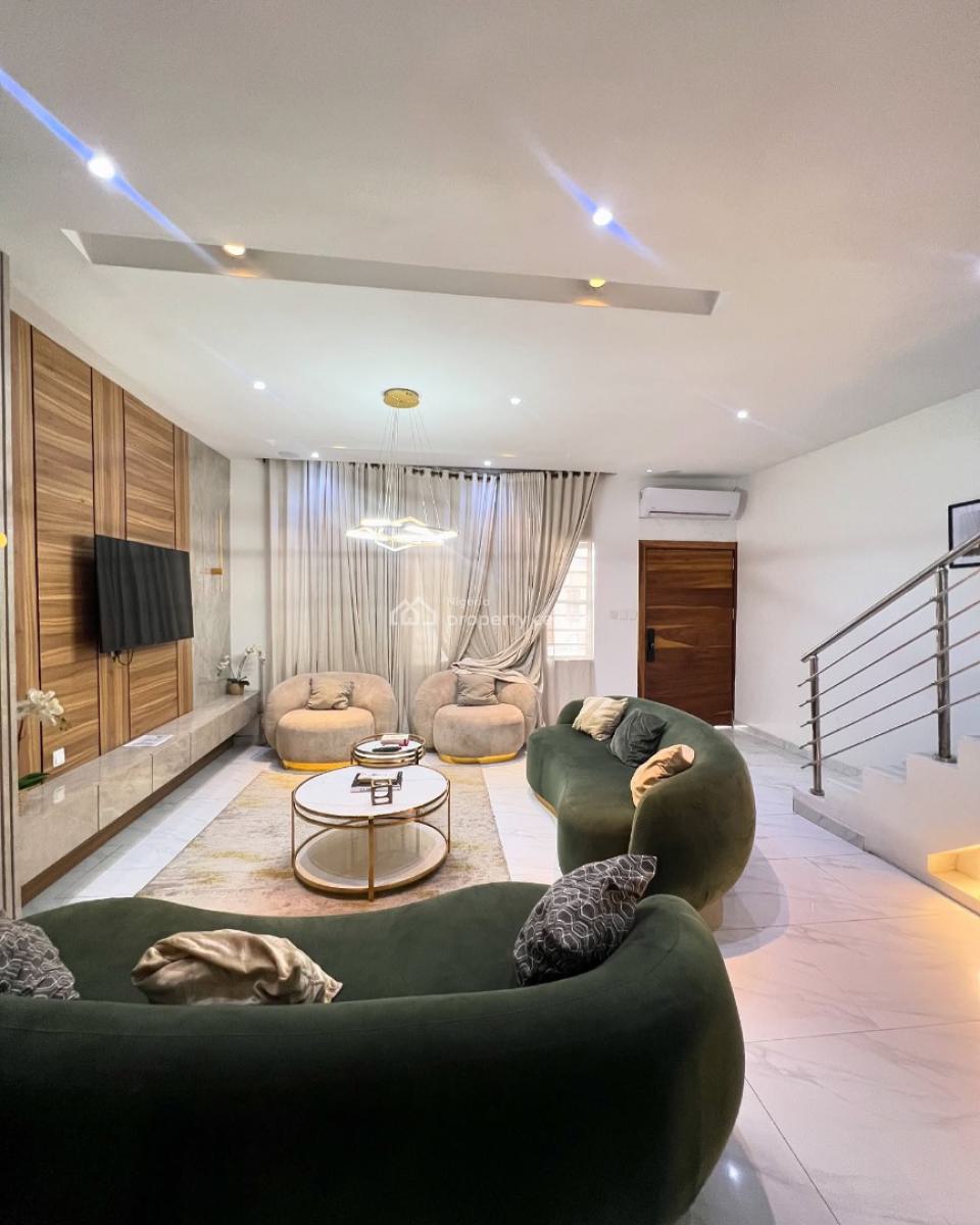 Furnished 4 Bedroom Terraced Duplex with Bq, Ikate, Lekki, Lagos, Terraced Duplex for Rent