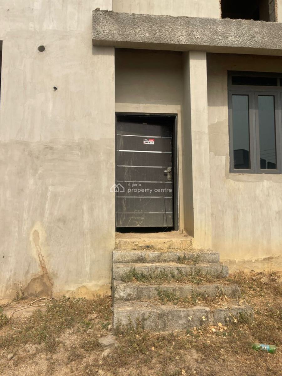 3 Bedroom Shell Carcass Terrace Duplex with 1 Room Bq, Gwarinpa, Abuja, Terraced Duplex for Sale