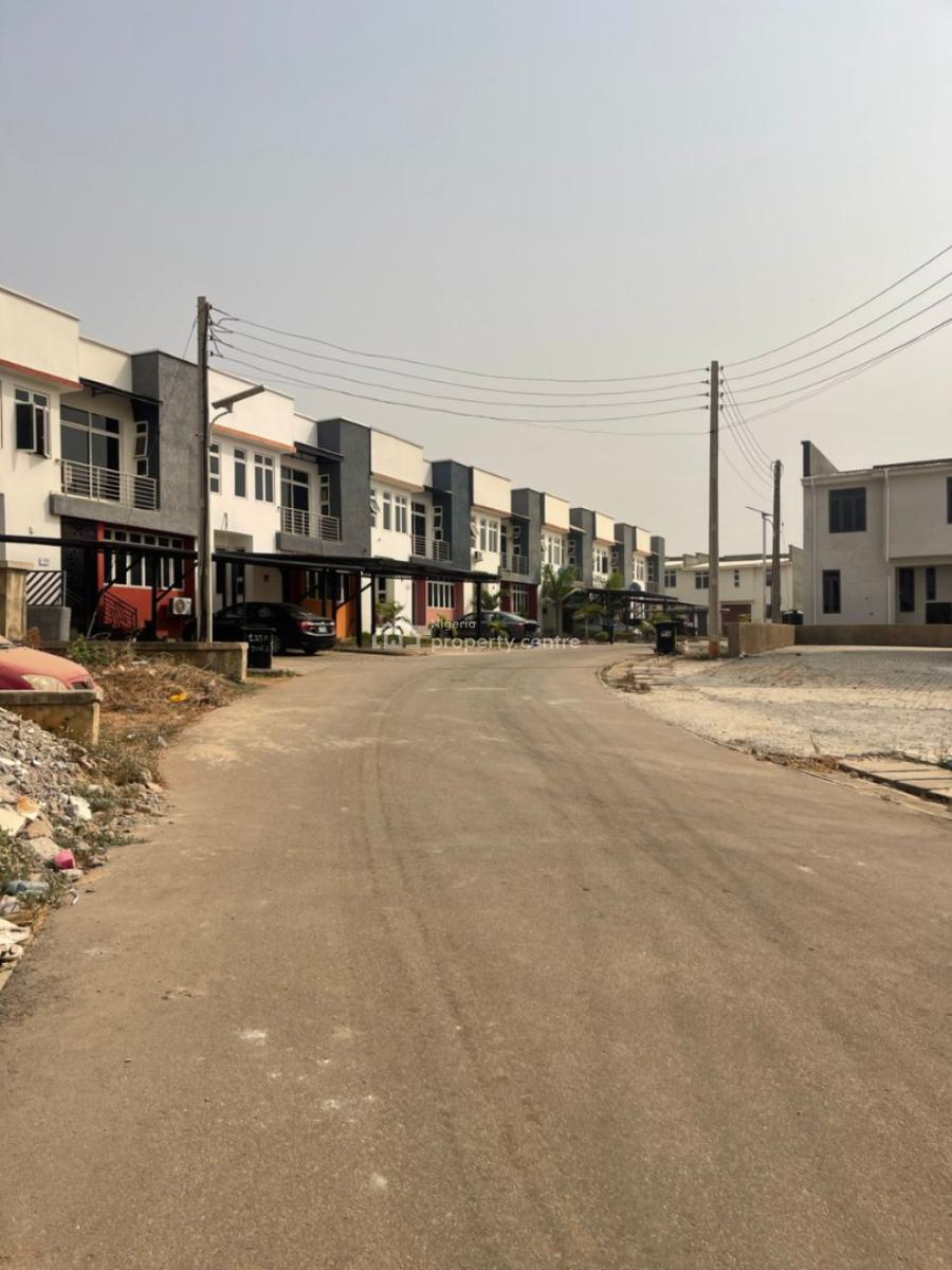 3 Bedroom Shell Carcass Terrace Duplex with 1 Room Bq, Gwarinpa, Abuja, Terraced Duplex for Sale