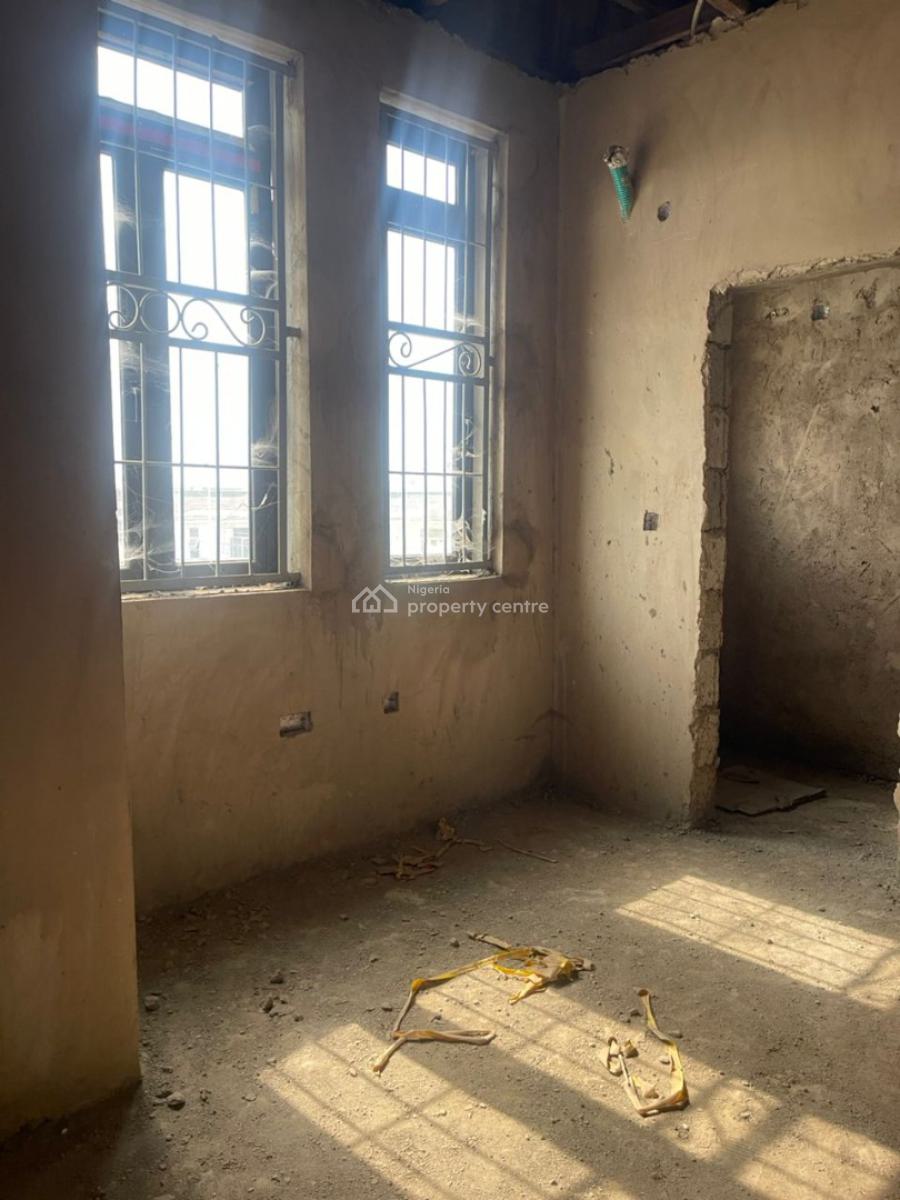 3 Bedroom Shell Carcass Terrace Duplex with 1 Room Bq, Gwarinpa, Abuja, Terraced Duplex for Sale