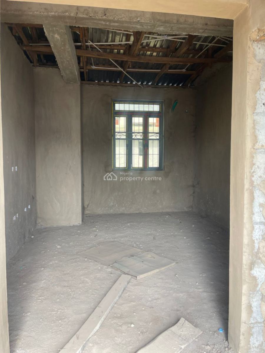 3 Bedroom Shell Carcass Terrace Duplex with 1 Room Bq, Gwarinpa, Abuja, Terraced Duplex for Sale