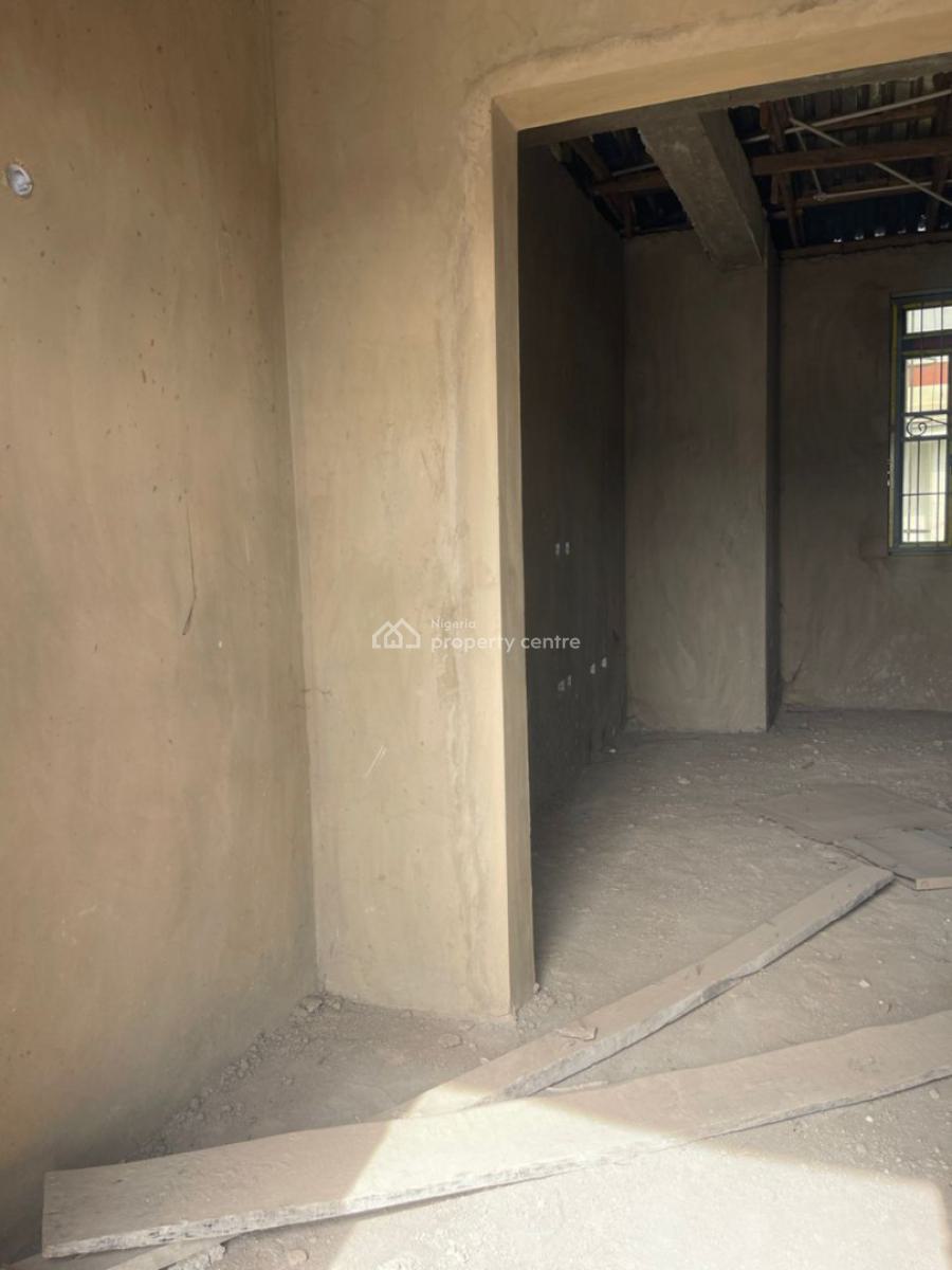 3 Bedroom Shell Carcass Terrace Duplex with 1 Room Bq, Gwarinpa, Abuja, Terraced Duplex for Sale