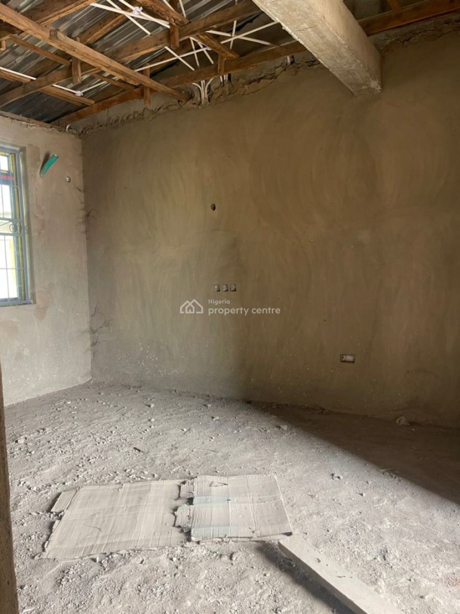 3 Bedroom Shell Carcass Terrace Duplex with 1 Room Bq, Gwarinpa, Abuja, Terraced Duplex for Sale