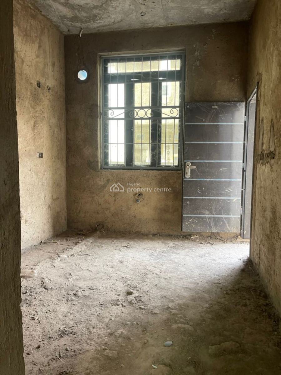 3 Bedroom Shell Carcass Terrace Duplex with 1 Room Bq, Gwarinpa, Abuja, Terraced Duplex for Sale