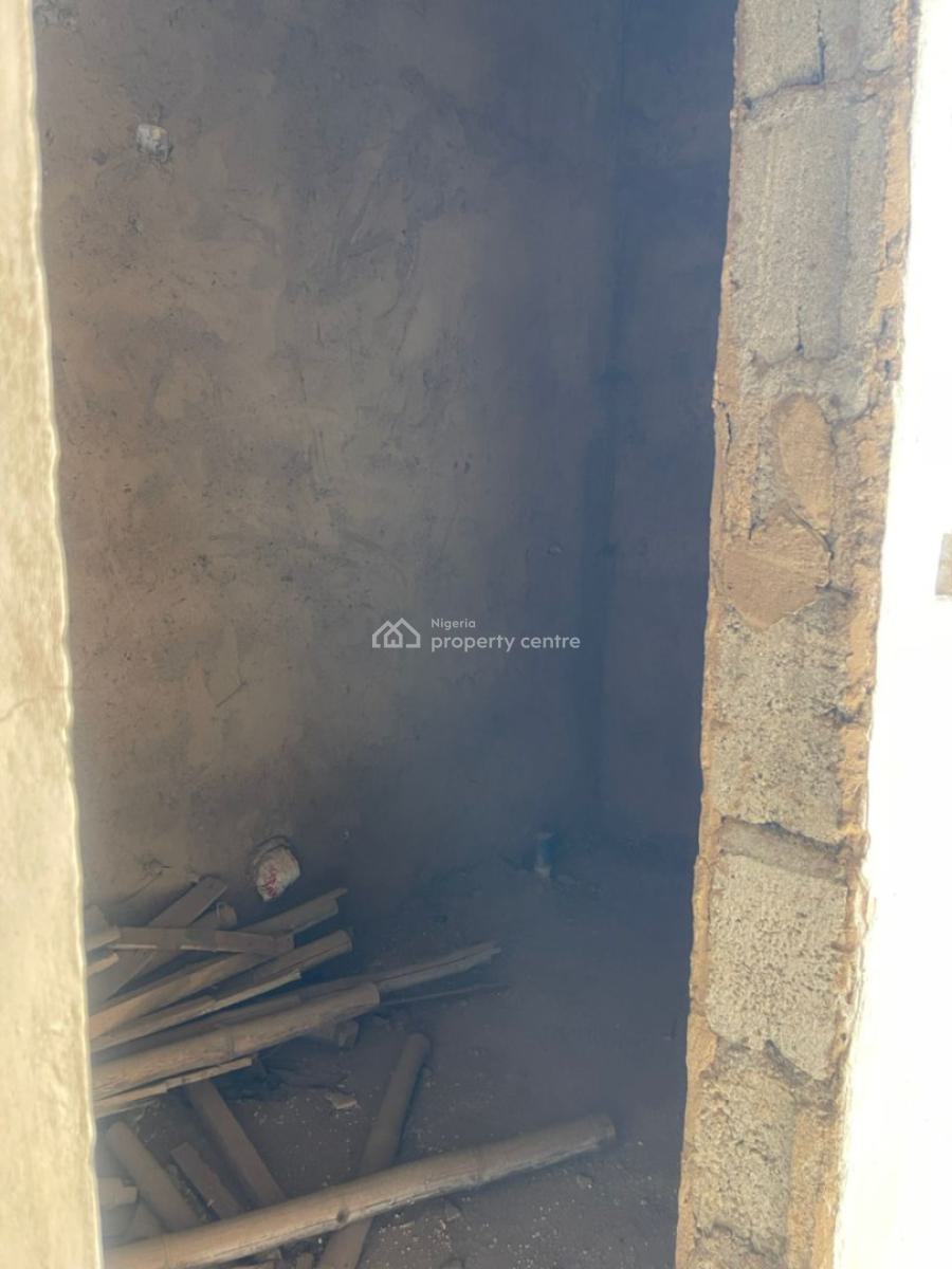 3 Bedroom Shell Carcass Terrace Duplex with 1 Room Bq, Gwarinpa, Abuja, Terraced Duplex for Sale