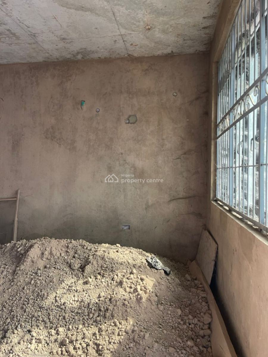 3 Bedroom Shell Carcass Terrace Duplex with 1 Room Bq, Gwarinpa, Abuja, Terraced Duplex for Sale