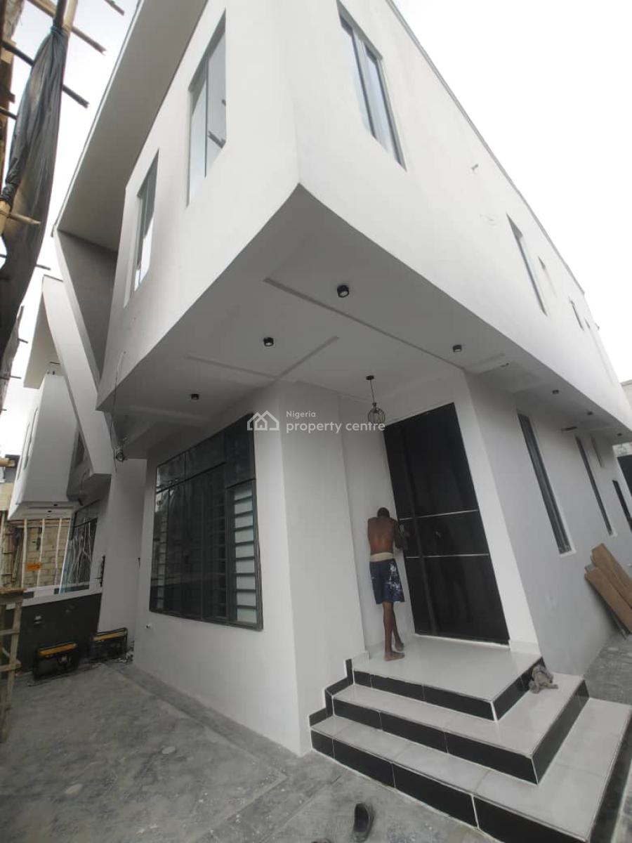 Brand New 4 Bedroom Semi Detached Duplex with Bq, Sangotedo, Ajah, Lagos, Semi-detached Duplex for Rent