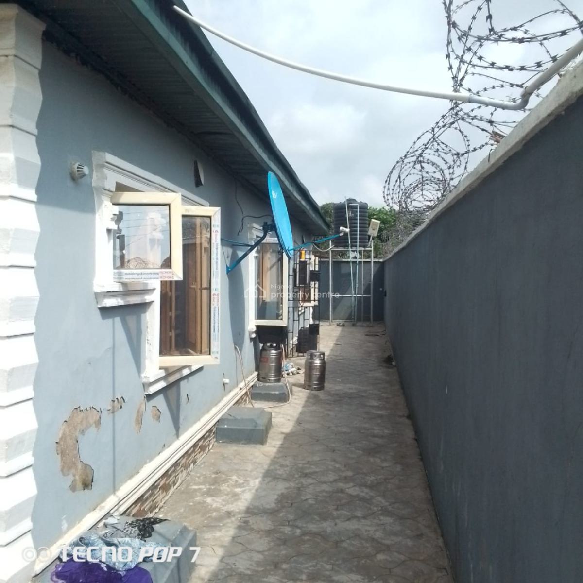 P.o.p 2 Bedroom Flat Bungalow on Half Plot of Land, Unity Avenue Igbo Olomu Community, Isawo, Ikorodu, Lagos, House for Sale