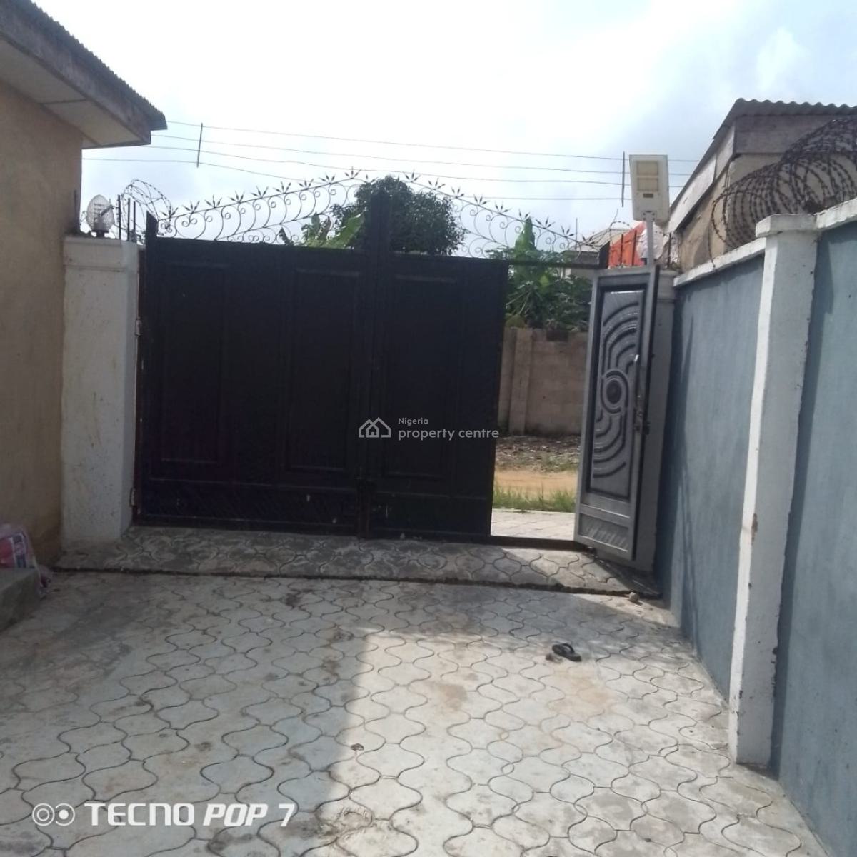 P.o.p 2 Bedroom Flat Bungalow on Half Plot of Land, Unity Avenue Igbo Olomu Community, Isawo, Ikorodu, Lagos, House for Sale