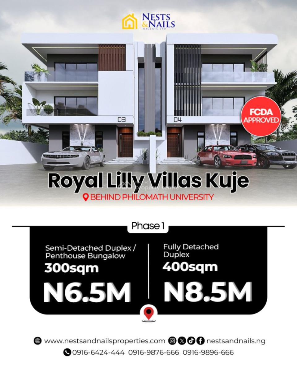 Land, Royal Lilly Villas, Kuje, Abuja, Residential Land for Sale