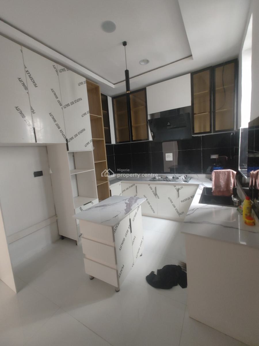 Brand New Semi Detached 4 Bedroom with Bq, Sangotedo, Ajah, Lagos, Flat / Apartment for Rent