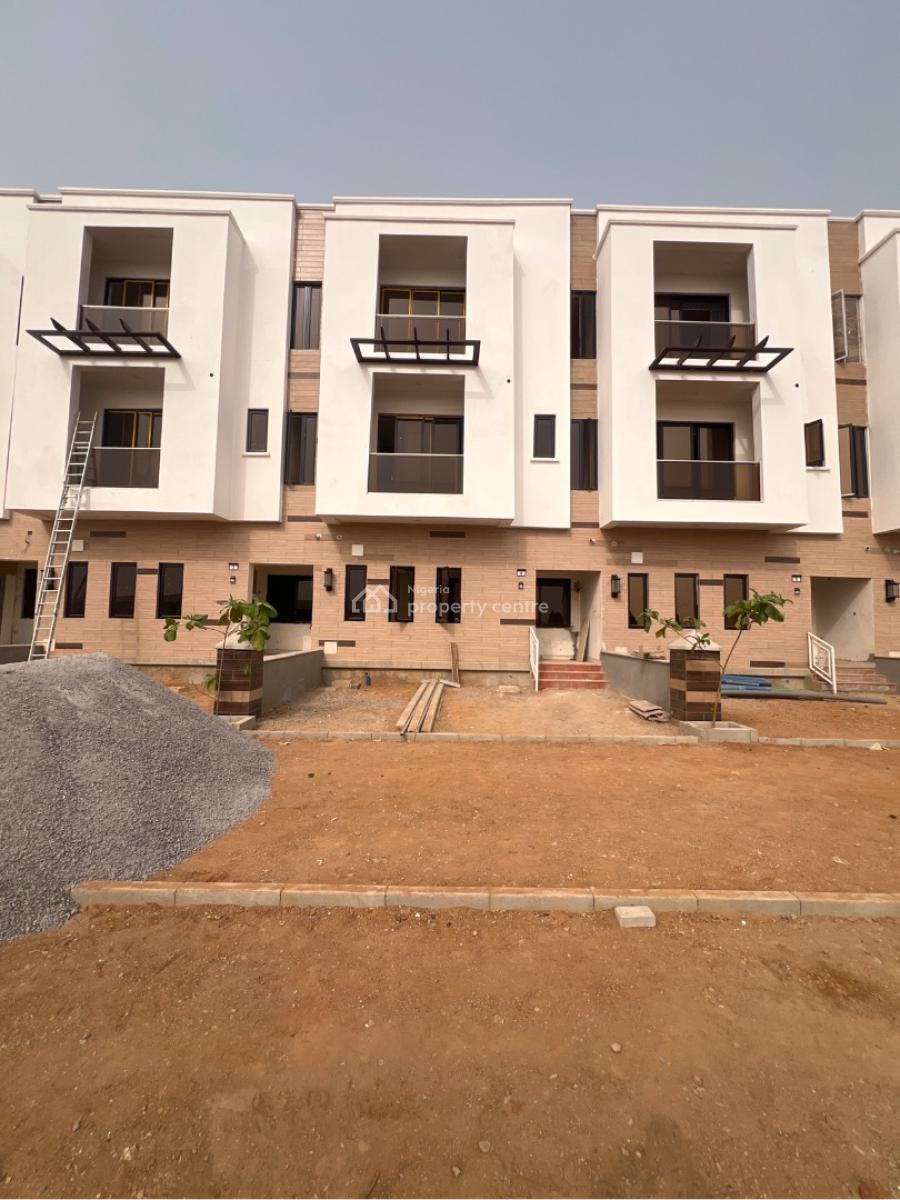 Brand New 4 Bedroom Terrace Duplex with Bq, Jahi, Abuja, Terraced Duplex for Sale