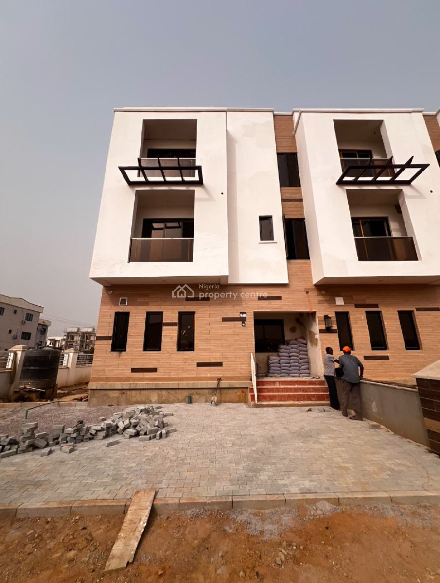 Brand New 4 Bedroom Terrace Duplex with Bq, Jahi, Abuja, Terraced Duplex for Sale