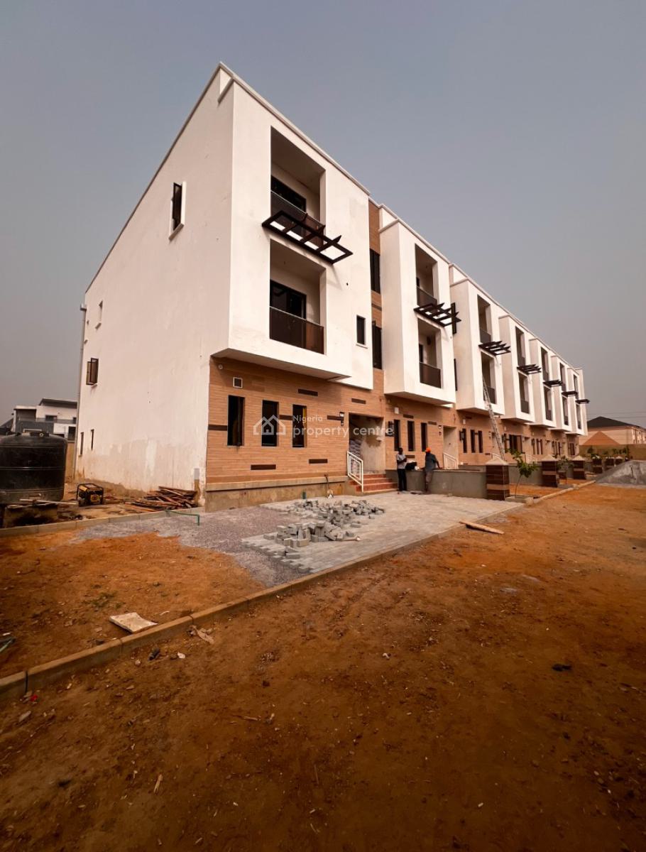 Brand New 4 Bedroom Terrace Duplex with Bq, Jahi, Abuja, Terraced Duplex for Sale