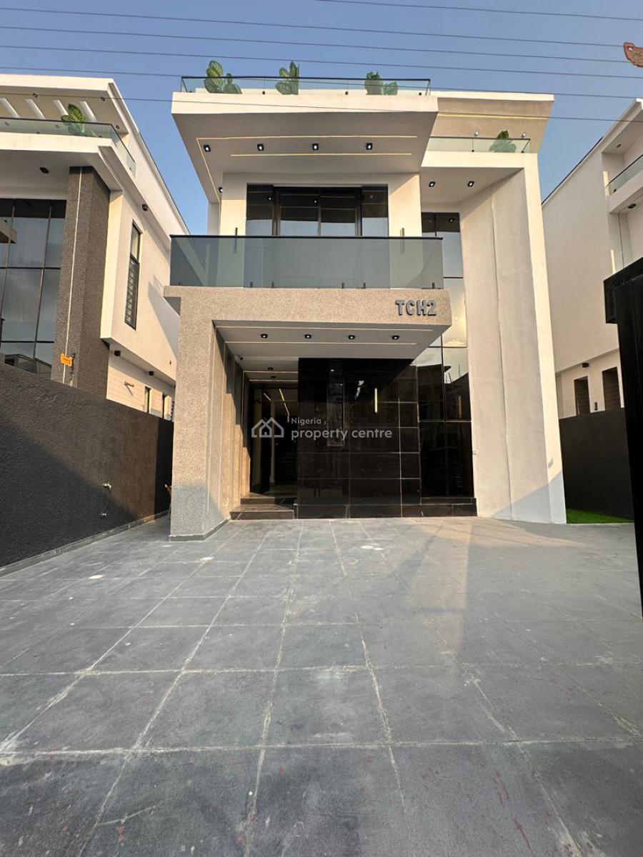 Outstanding Luxury Spacious 5 Bedroom Fully Detached Duplex with Bq, Chevron, Lekki, Lagos, Detached Duplex for Sale