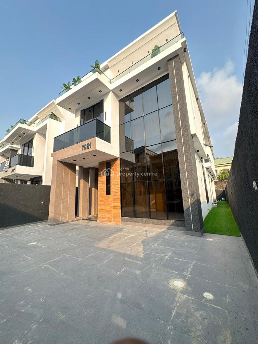 Outstanding Luxury Spacious 5 Bedroom Fully Detached Duplex with Bq, Chevron, Lekki, Lagos, Detached Duplex for Sale