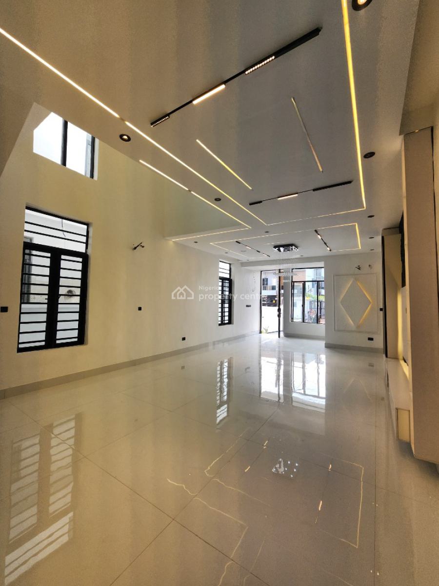 Luxury 5 Bedroom Detached Duplex with Bq and Pool in a Secured Estate, Chevron Toll Gate, Lekki, Lagos, Detached Duplex for Sale