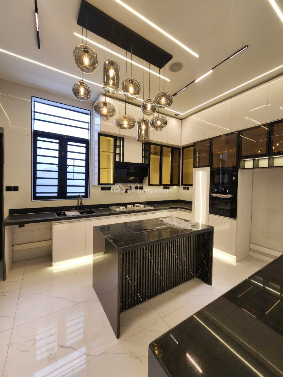 Luxury 5 Bedroom Detached Duplex with Bq and Pool in a Secured Estate, Chevron Toll Gate, Lekki, Lagos, Detached Duplex for Sale