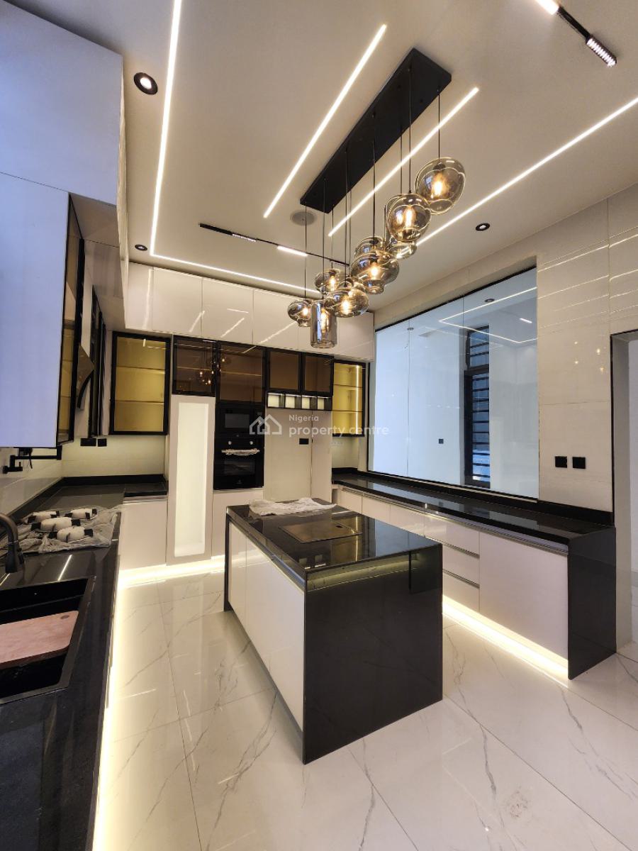 Luxury 5 Bedroom Detached Duplex with Bq and Pool in a Secured Estate, Chevron Toll Gate, Lekki, Lagos, Detached Duplex for Sale