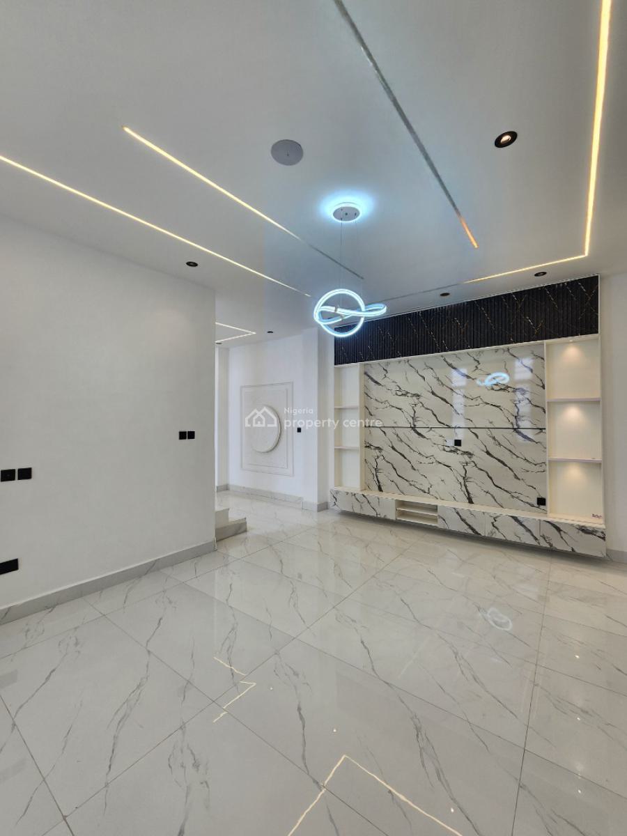 Luxury 5 Bedroom Detached Duplex with Bq and Pool in a Secured Estate, Chevron Toll Gate, Lekki, Lagos, Detached Duplex for Sale