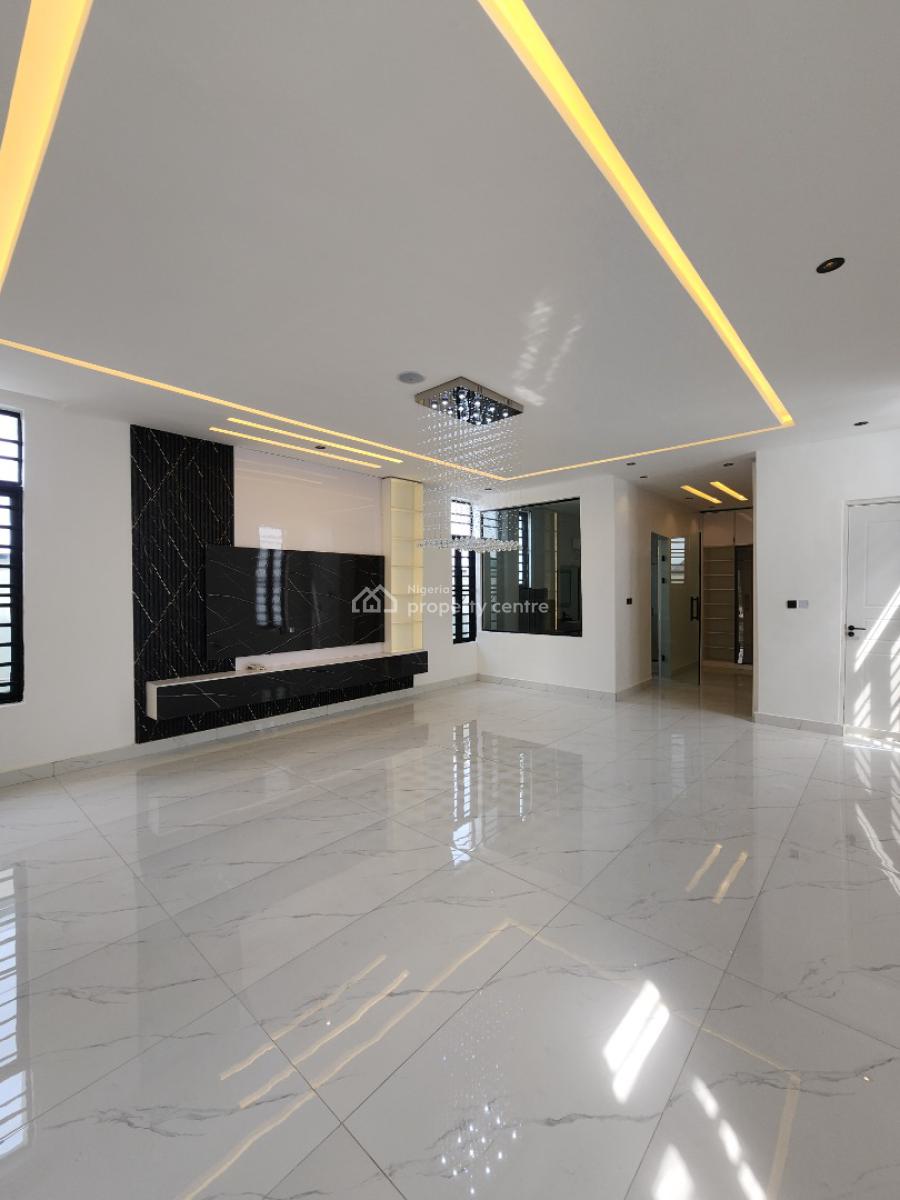 Luxury 5 Bedroom Detached Duplex with Bq and Pool in a Secured Estate, Chevron Toll Gate, Lekki, Lagos, Detached Duplex for Sale