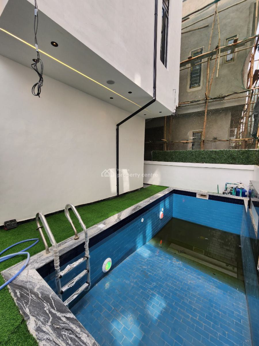 Luxury 5 Bedroom Detached Duplex with Bq and Pool in a Secured Estate, Chevron Toll Gate, Lekki, Lagos, Detached Duplex for Sale