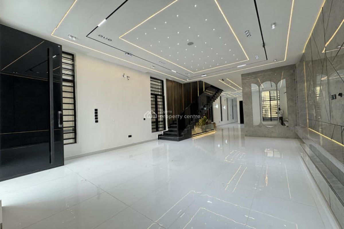 Luxury 5 Bedroom Detached House with Swimming Pool and Bq, Chevron, Ibeju Lekki, Lagos, Detached Duplex for Sale