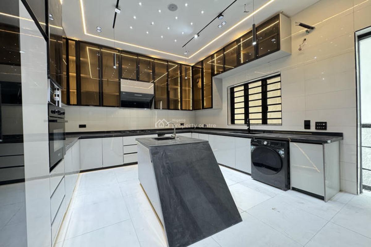 Luxury 5 Bedroom Detached House with Swimming Pool and Bq, Chevron, Ibeju Lekki, Lagos, Detached Duplex for Sale