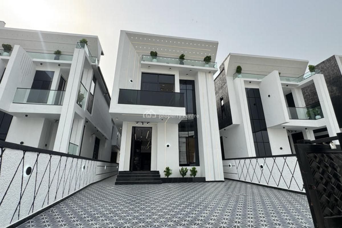 Luxury 5 Bedroom Detached House with Swimming Pool and Bq, Chevron, Ibeju Lekki, Lagos, Detached Duplex for Sale