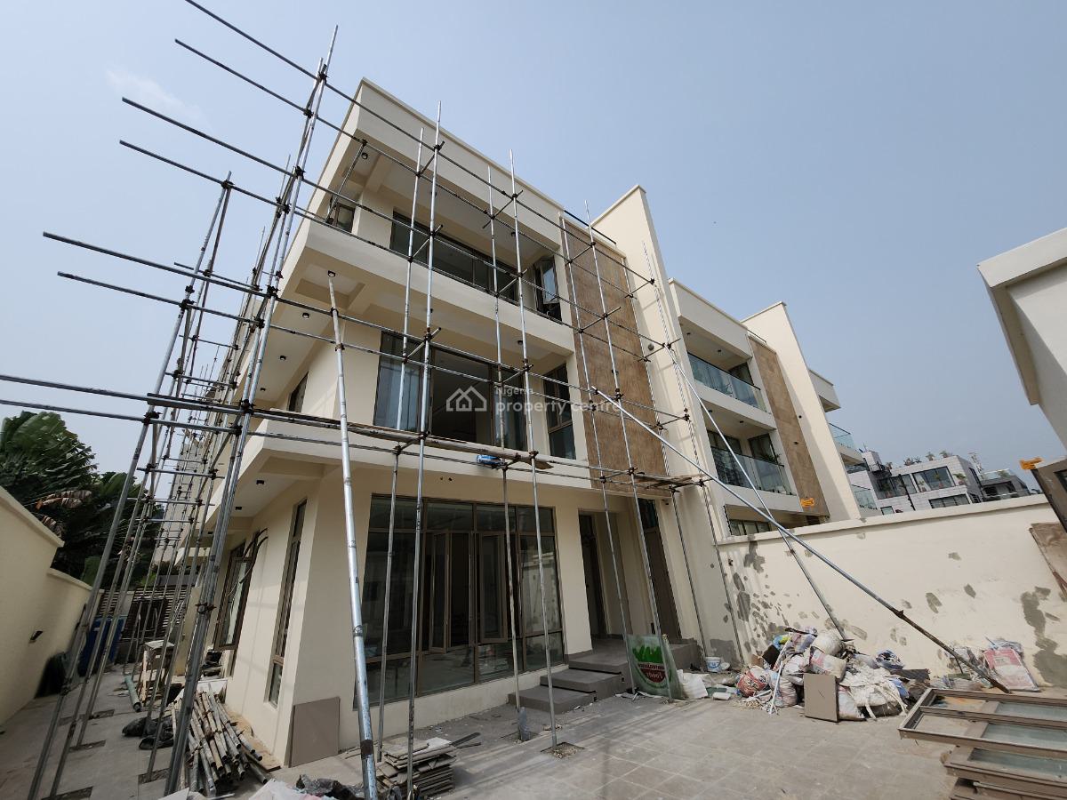 5 Bedroom Terrace Duplex and 2 Bq with Pool and Security House, Off Bourdillon, Old Ikoyi, Ikoyi, Lagos, Terraced Duplex for Sale