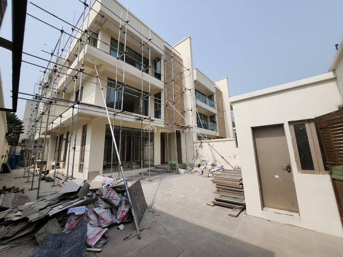 5 Bedroom Terrace Duplex and 2 Bq with Pool and Security House, Off Bourdillon, Old Ikoyi, Ikoyi, Lagos, Terraced Duplex for Sale