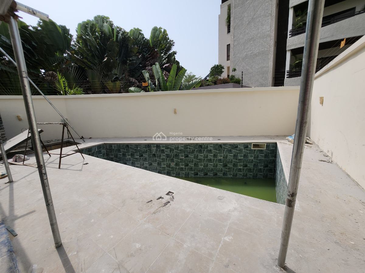 5 Bedroom Terrace Duplex and 2 Bq with Pool and Security House, Off Bourdillon, Old Ikoyi, Ikoyi, Lagos, Terraced Duplex for Sale