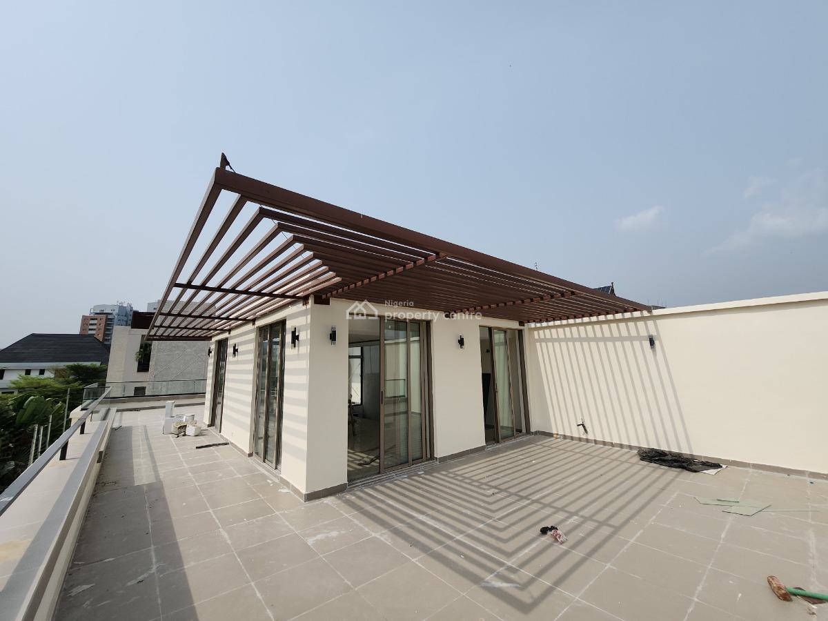 5 Bedroom Terrace Duplex and 2 Bq with Pool and Security House, Off Bourdillon, Old Ikoyi, Ikoyi, Lagos, Terraced Duplex for Sale