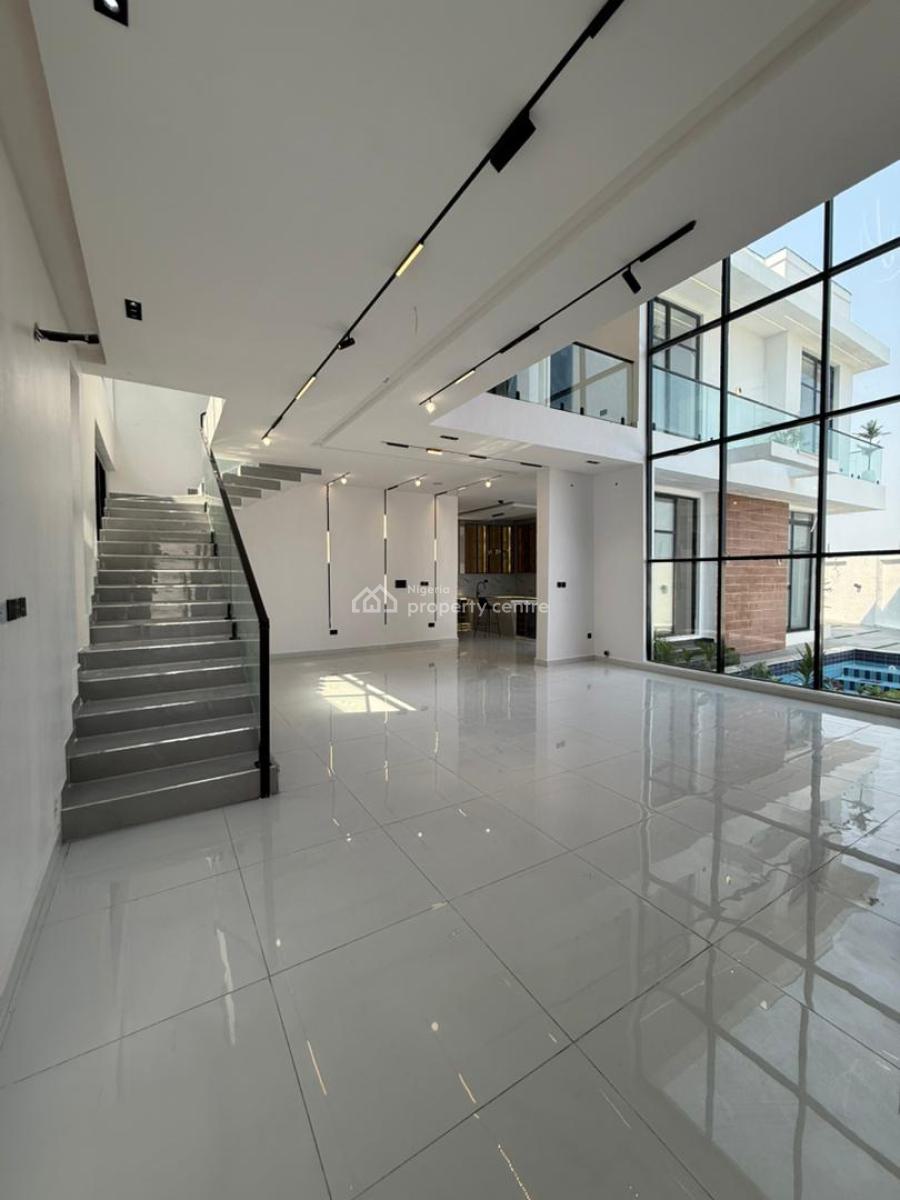 Contemporary 5 Bedroom Fully Detached Duplex with Pool and Cinema, Chevron, Lekki, Lagos, Detached Duplex for Sale