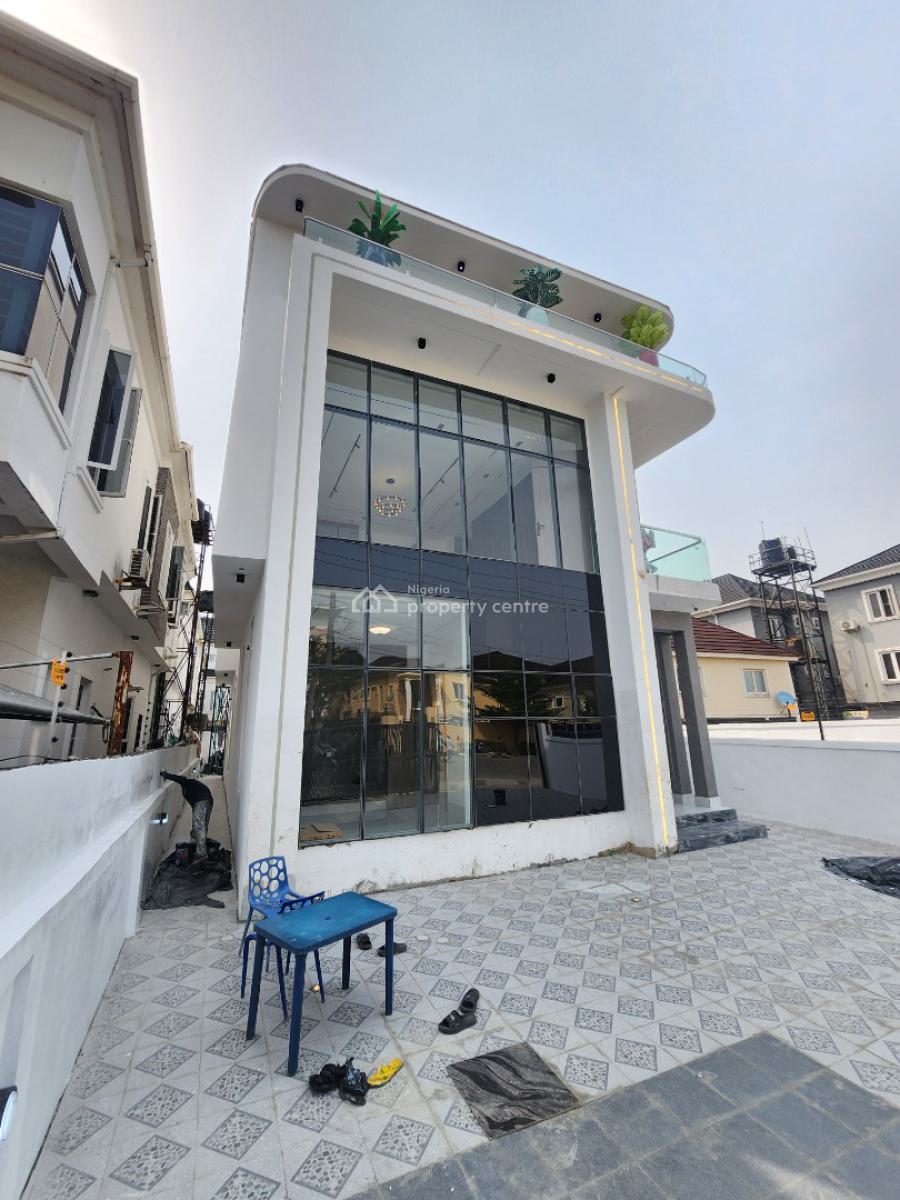 Contemporary 5 Bedroom Detached Duplex with Bq & Pool, Chevron Toll Gate, Lekki, Lagos, Detached Duplex for Sale