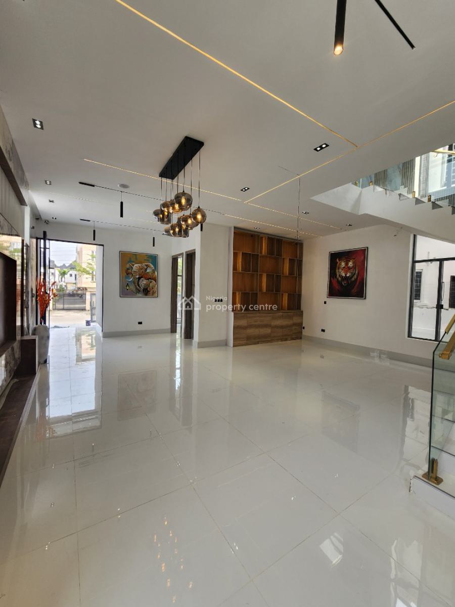 Contemporary 5 Bedroom Detached Duplex with Bq & Pool, Chevron Toll Gate, Lekki, Lagos, Detached Duplex for Sale