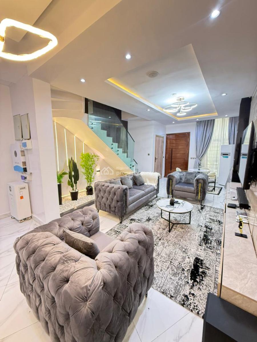 Newly Built and Furnished 3 Bedroom Duplex with Bq, Atican Beach Estate, Ajah, Lagos, Terraced Duplex for Rent