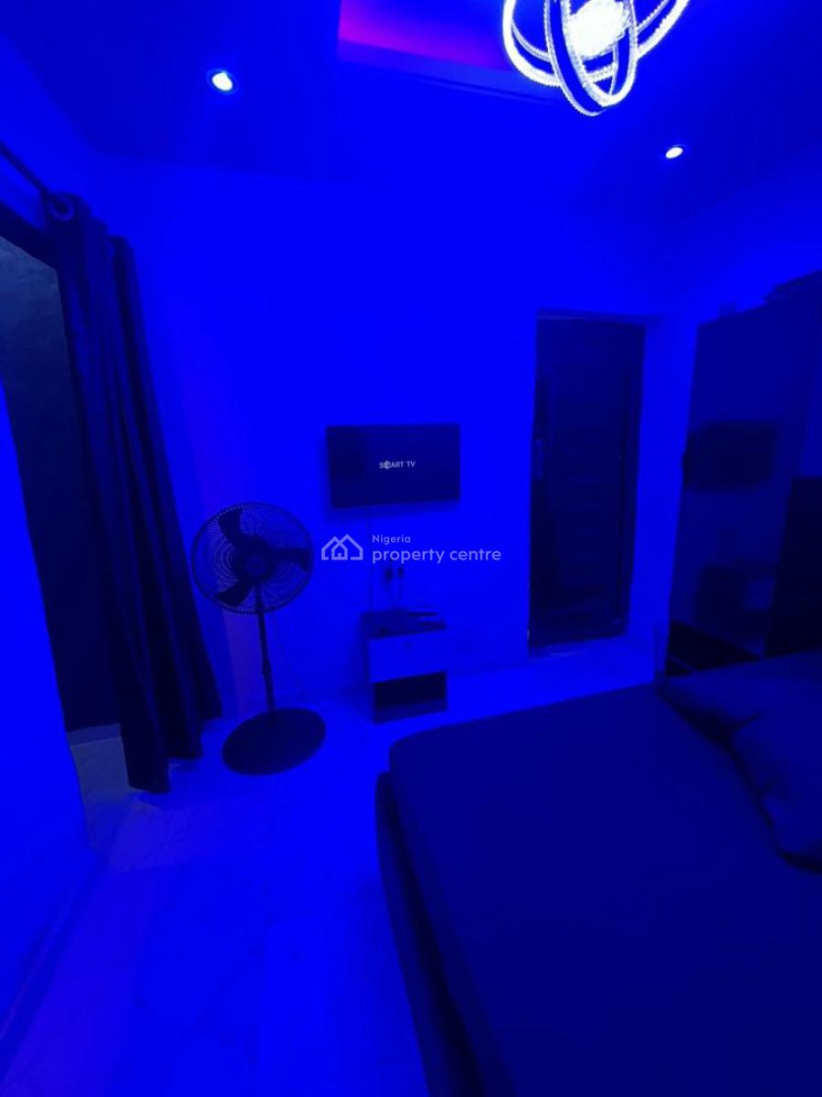 a Fully Furnished Studio Apartment with Bedroom, Tv, 24 Hours Electricity, Yaba, Lagos, Self Contain (single Rooms) for Rent